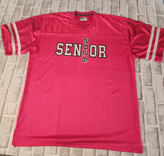 “Senior Stripe Jersey – School Spirit Tee”