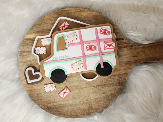 Tic-tac-toe Valentine's cookie game