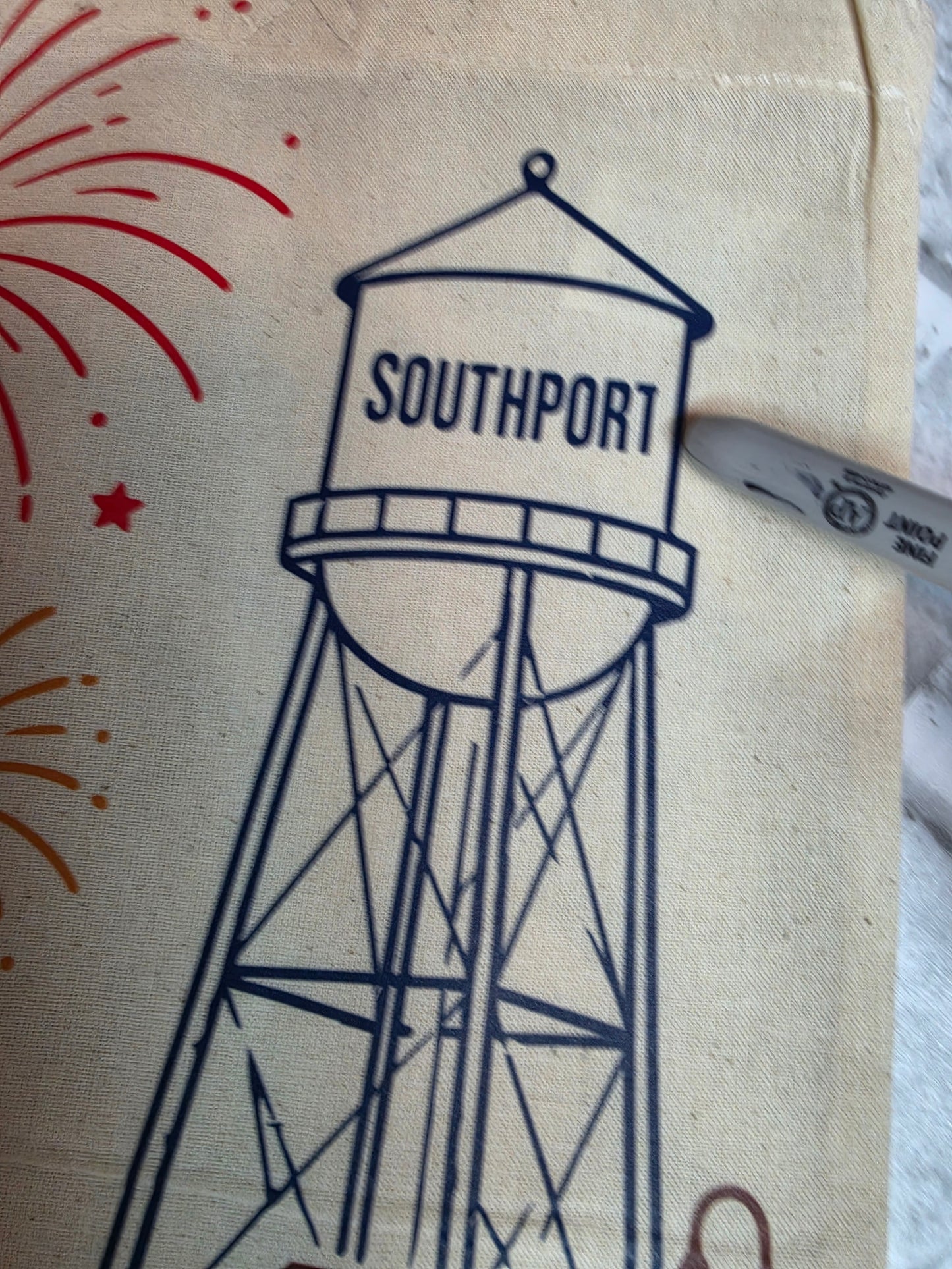 Discounted Missprint Southport 250th Beach Bag