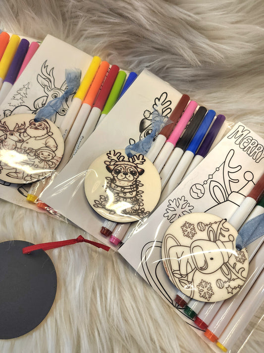 Color Me Christmas ornament (Pink Friday Sale)
