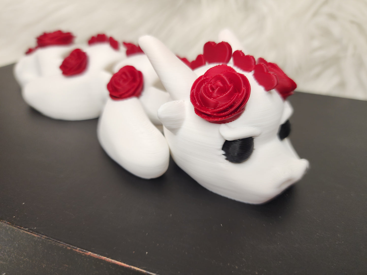 Red Rose Valentine's Dragon