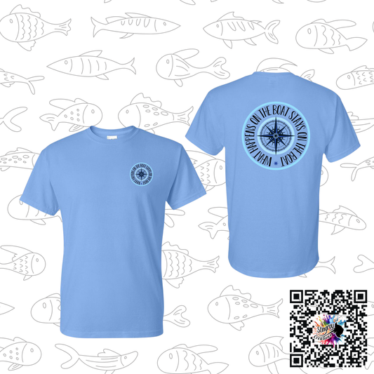 What Happens on the Boat Stays on the Boat Tee